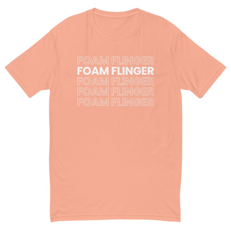 "Foam Flinger" Short Sleeve Tee in Desert Pink