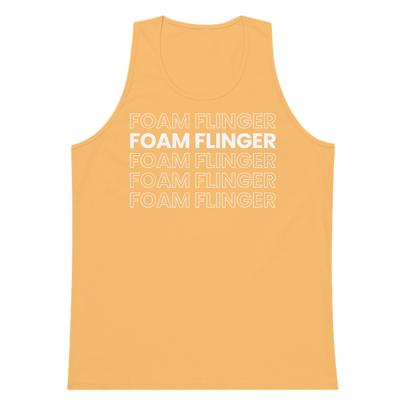 "Foam Flinger" Loose Tank in Squash