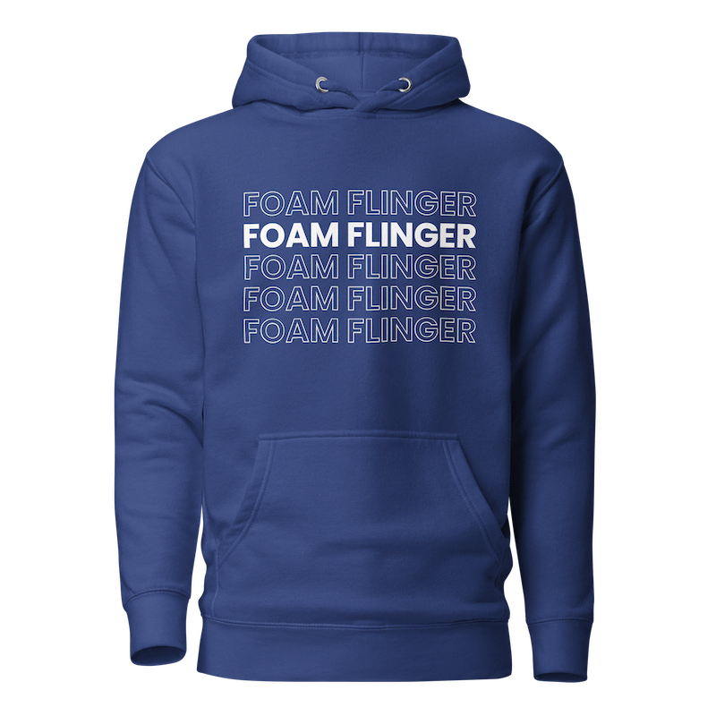 "Foam Flinger" Hoodie in Team Royal